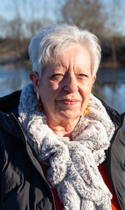 Dominique Gaborit, 66 ans, retraitée, mère de deux enfants et mamie de trois petits enfants.